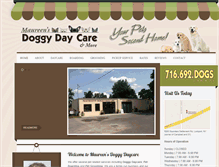 Tablet Screenshot of maureensdoggydaycare.com